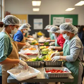 merendeiras da rede municipal