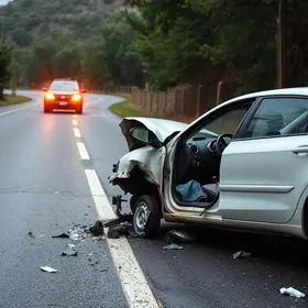 motorista sai ileso de acidente