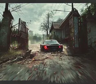 carro em alta velocidade