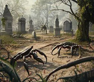 Zoonoses escorpiões cemitérios