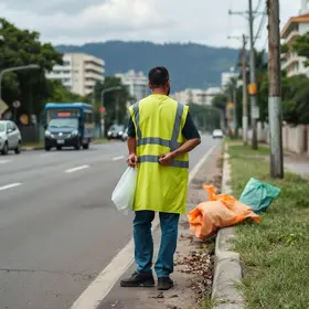 descarte irregular de entulho
