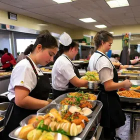 merendeiras da rede municipal