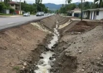 erosão em córrego