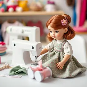 curso de costura de roupas de bonecas